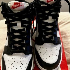 Nike dunk high “panda” black and white